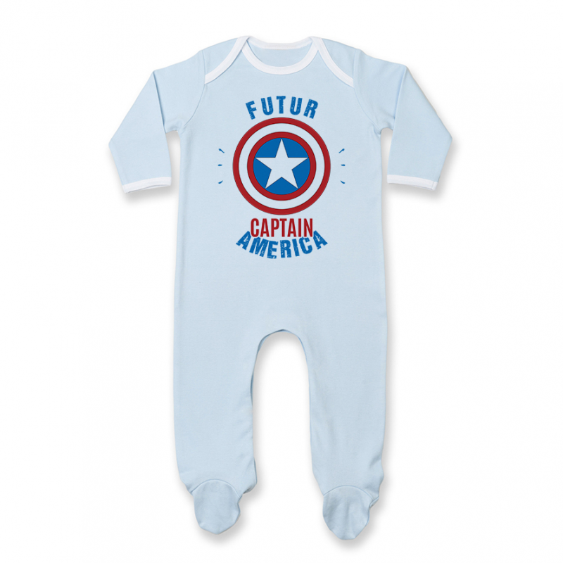 Pyjama bébé Futur Captain America Pyjama bébé Futur Captain America