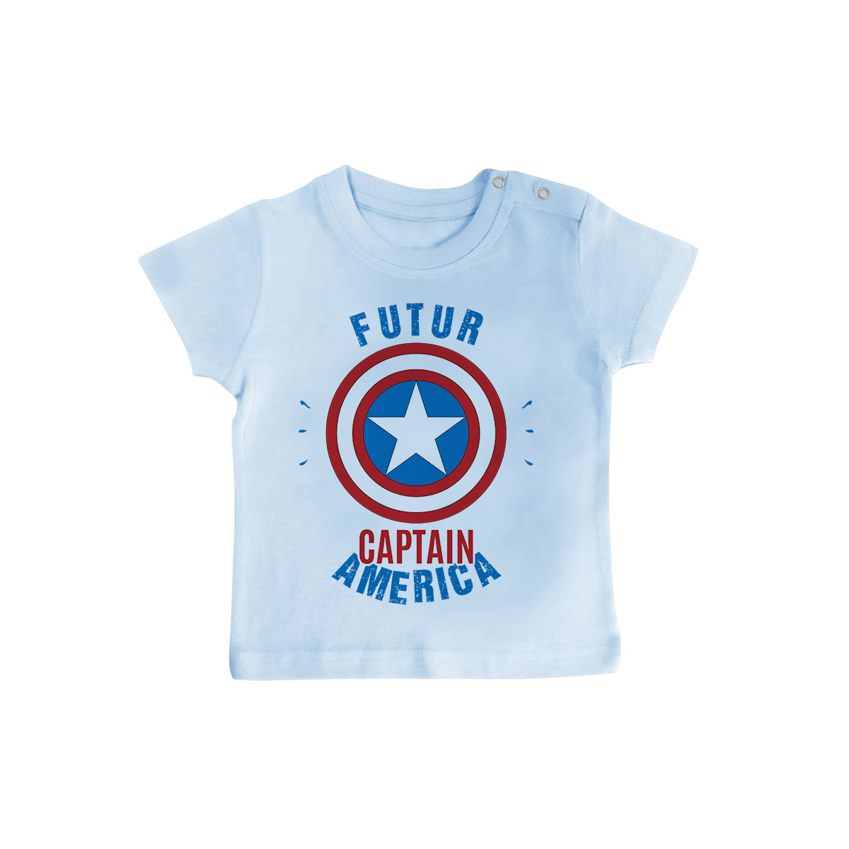 T-shirt bébé Futur Captain America