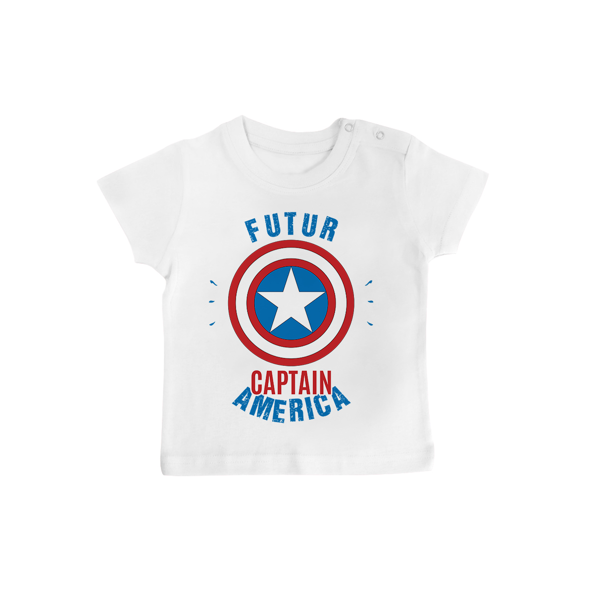 T-shirt bébé Futur Captain America