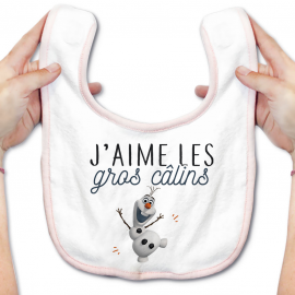 Bavoir bébé J'aime les gros câlins