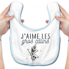 Bavoir bébé J'aime les gros câlins