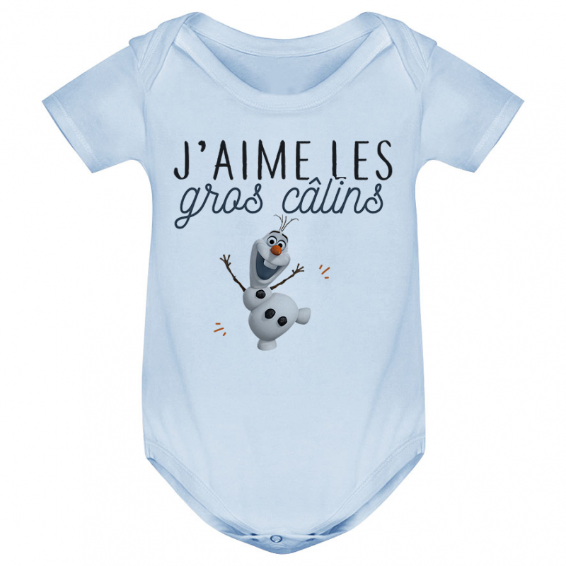 Body bébé J'aime les gros câlins Body bébé J'aime les gros câlins
