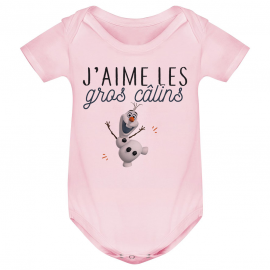 Body bébé J'aime les gros câlins