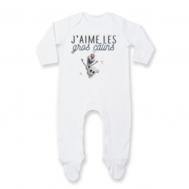 Pyjama bébé J'aime les gros câlins