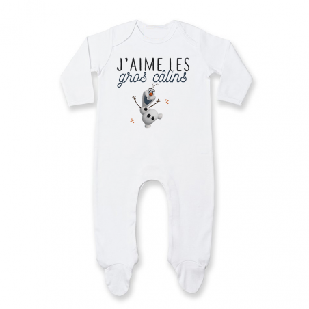 Pyjama bébé J'aime les gros câlins