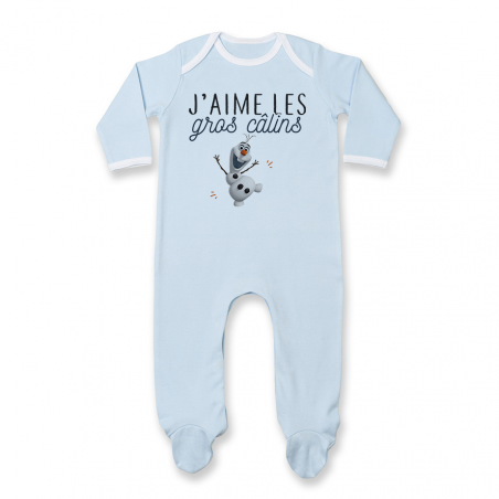 Pyjama bébé J'aime les gros câlins