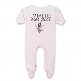 Pyjama bébé J'aime les gros câlins