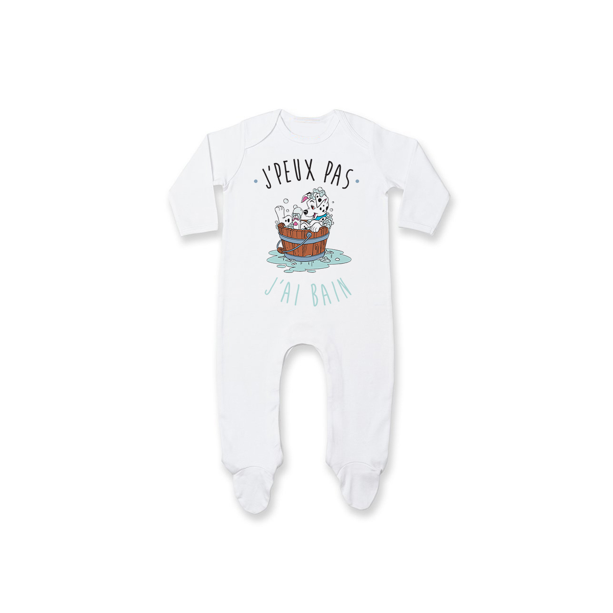 Pyjama bébé J'peux pas j'ai bain