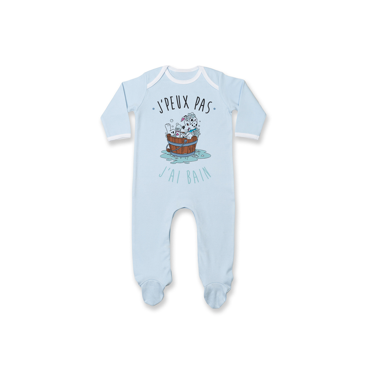 Pyjama bébé J'peux pas j'ai bain