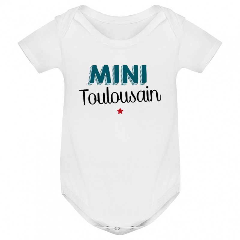 Body bébé Mini Toulousain Body bébé Mini Toulousain