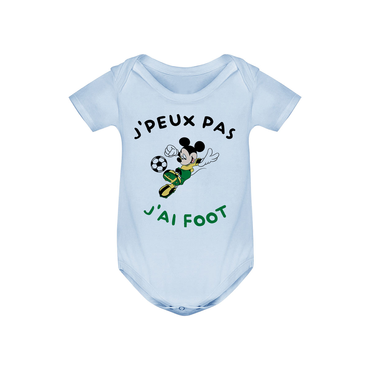 Body bébé J'peux pas j'ai foot