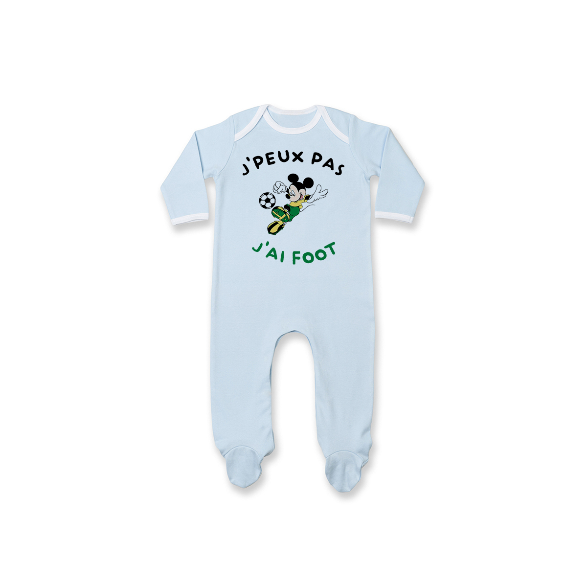 Pyjama bébé J'peux pas j'ai foot