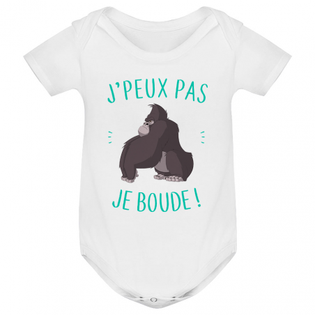 Body bébé J'peux pas je boude