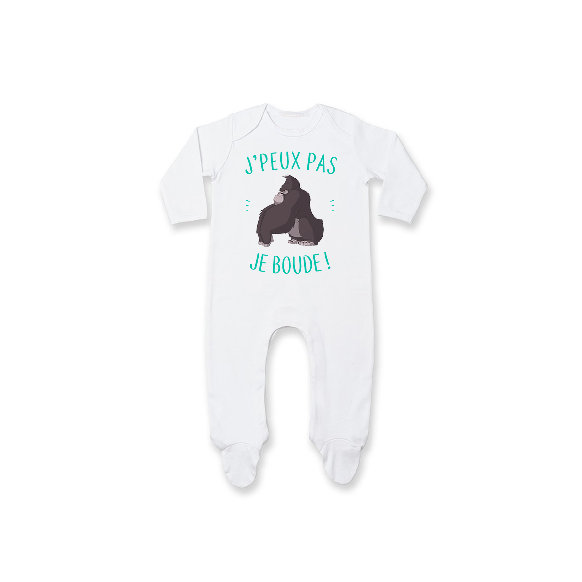 Pyjama bébé J'peux pas je boude