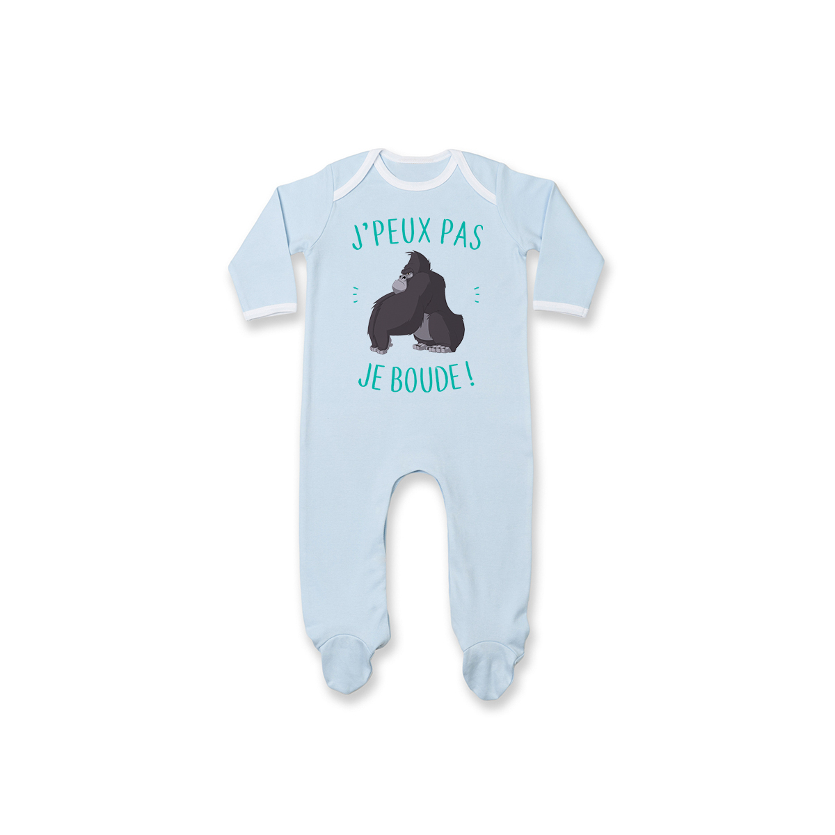 Pyjama bébé J'peux pas je boude