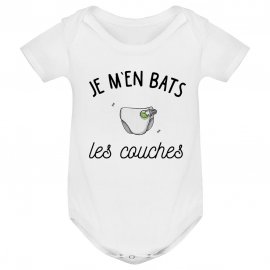 Body bébé J'men bats les couches