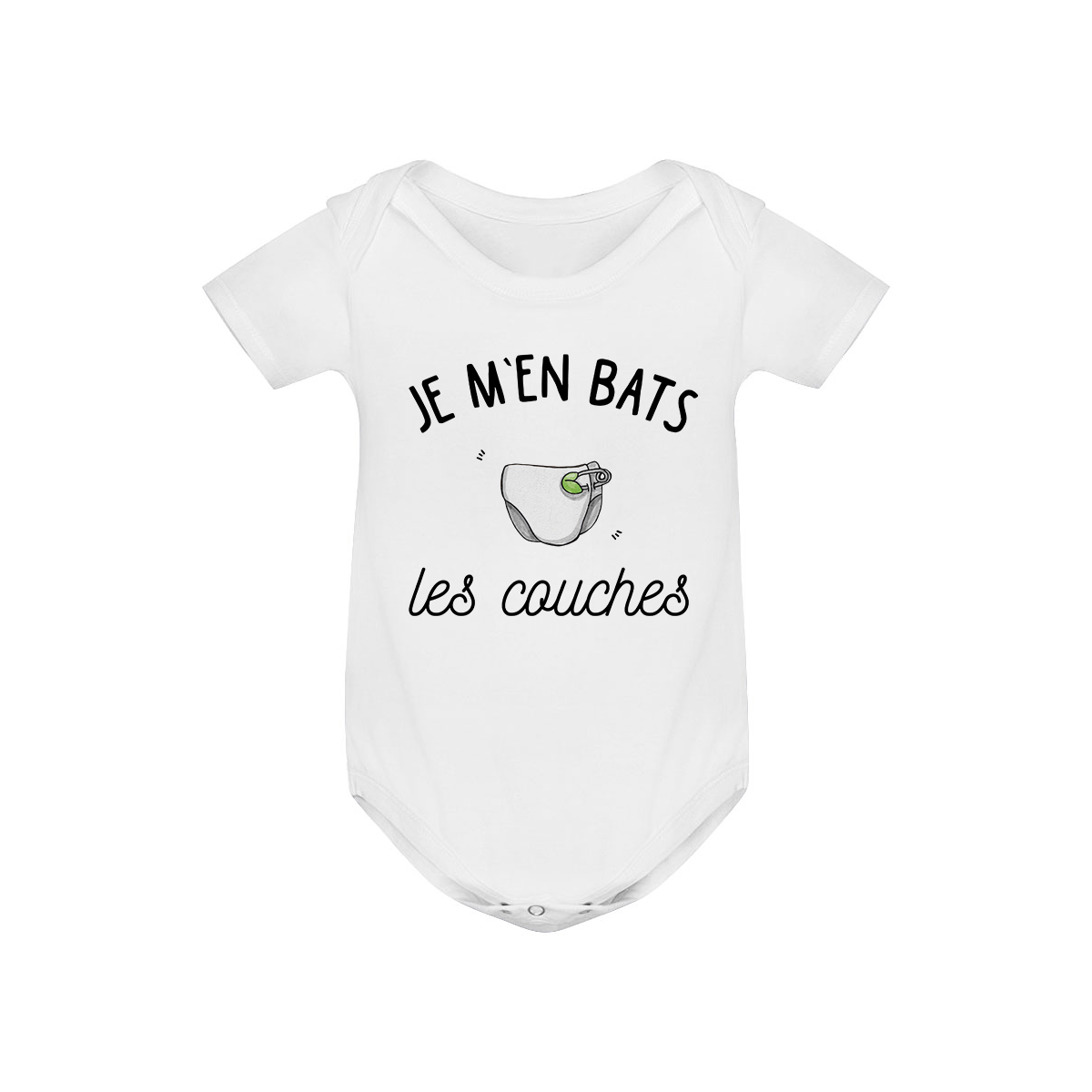 Body bébé J'men bats les couches