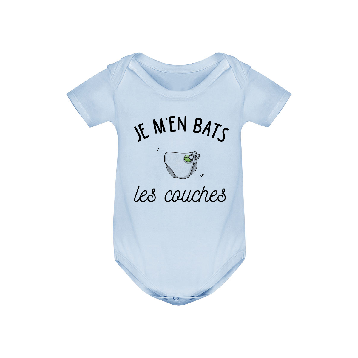 Body bébé J'men bats les couches