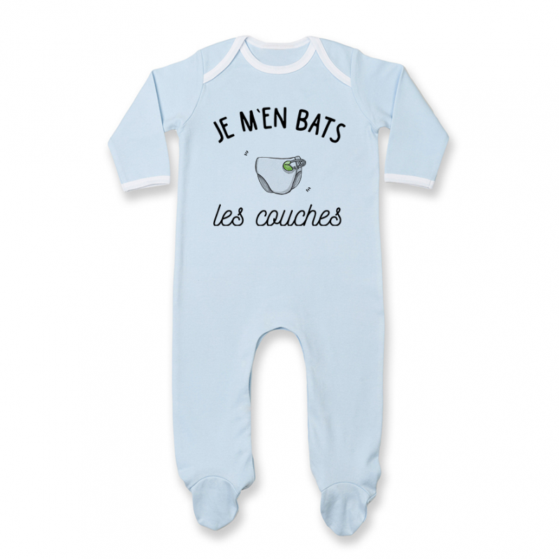 Pyjama bébé J'men bats les couches