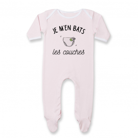 Pyjama bébé J'men bats les couches