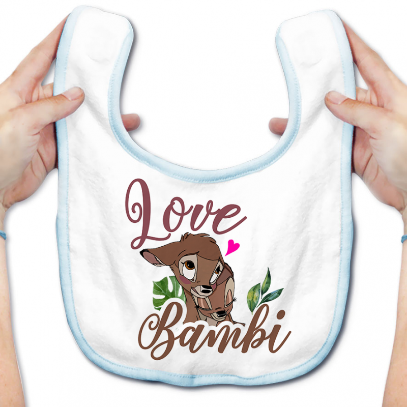 Bavoir bébé Love Bambi Bavoir bébé Love Bambi