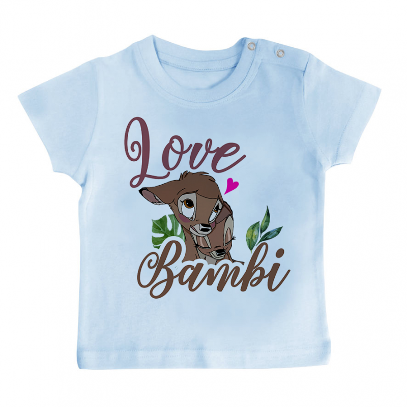 T-shirt bébé Love Bambi T-shirt bébé Love Bambi