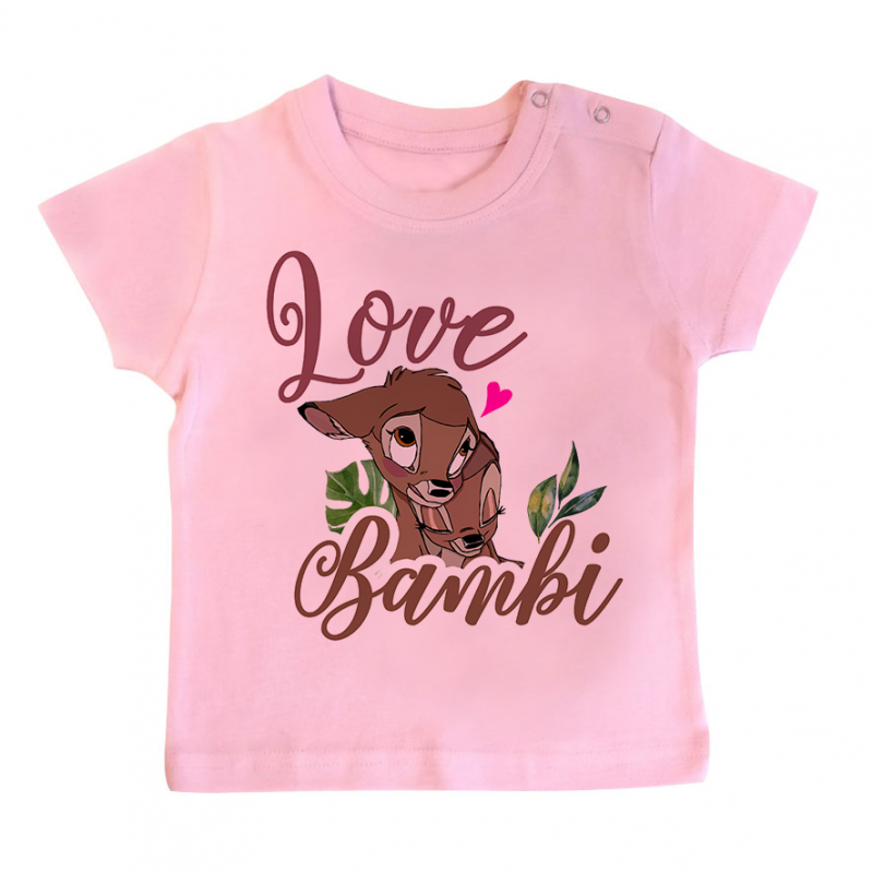 T-shirt bébé Love Bambi T-shirt bébé Love Bambi