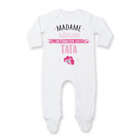 Pyjama bébé Madame râleuse - Tata