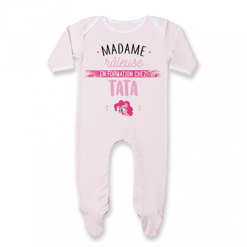 Pyjama bébé Madame râleuse - Tata Pyjama bébé Madame râleuse - Tata
