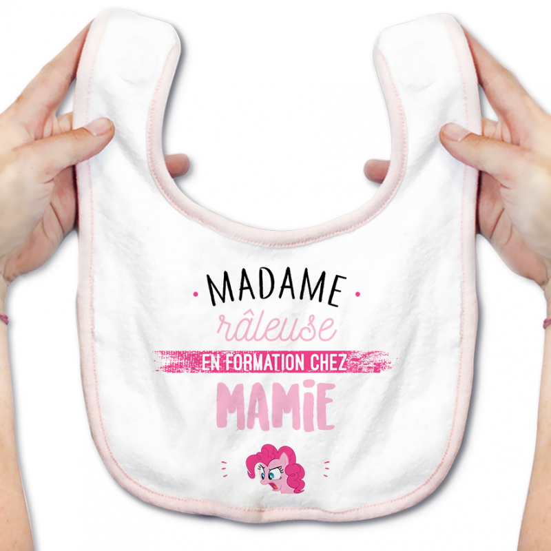 Bavoir bébé Madame râleuse - Mamie