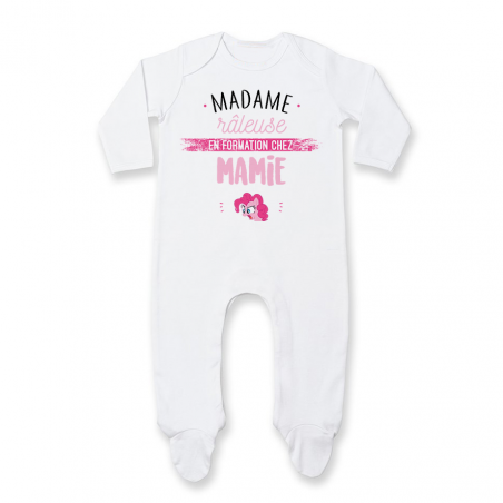 Pyjama bébé Madame râleuse - Mamie