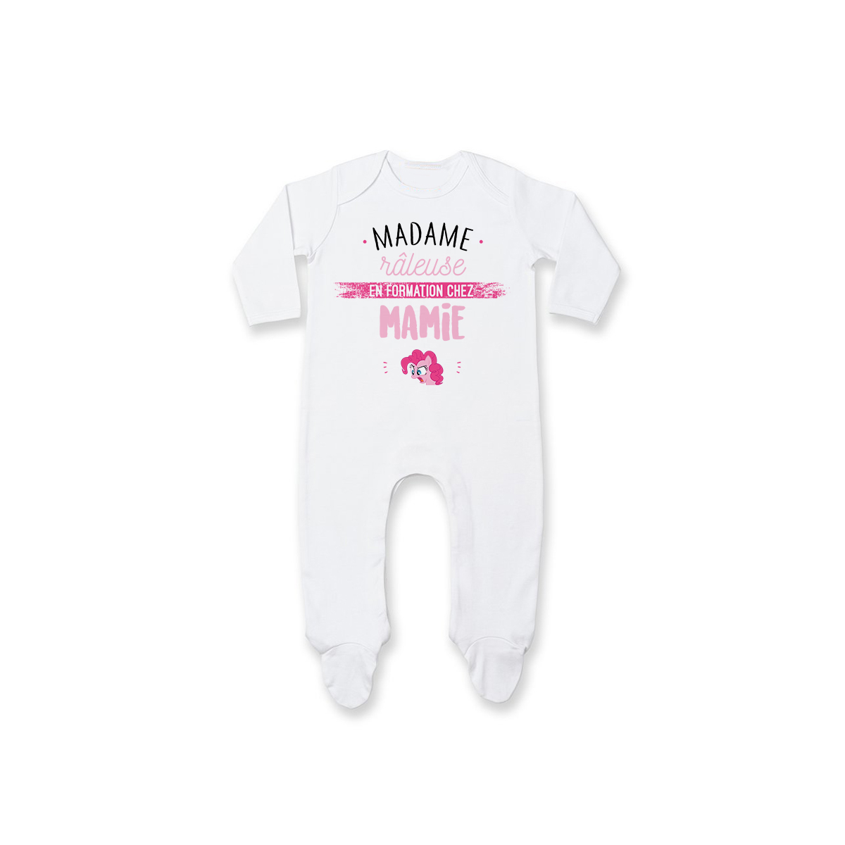 Pyjama bébé Madame râleuse - Mamie
