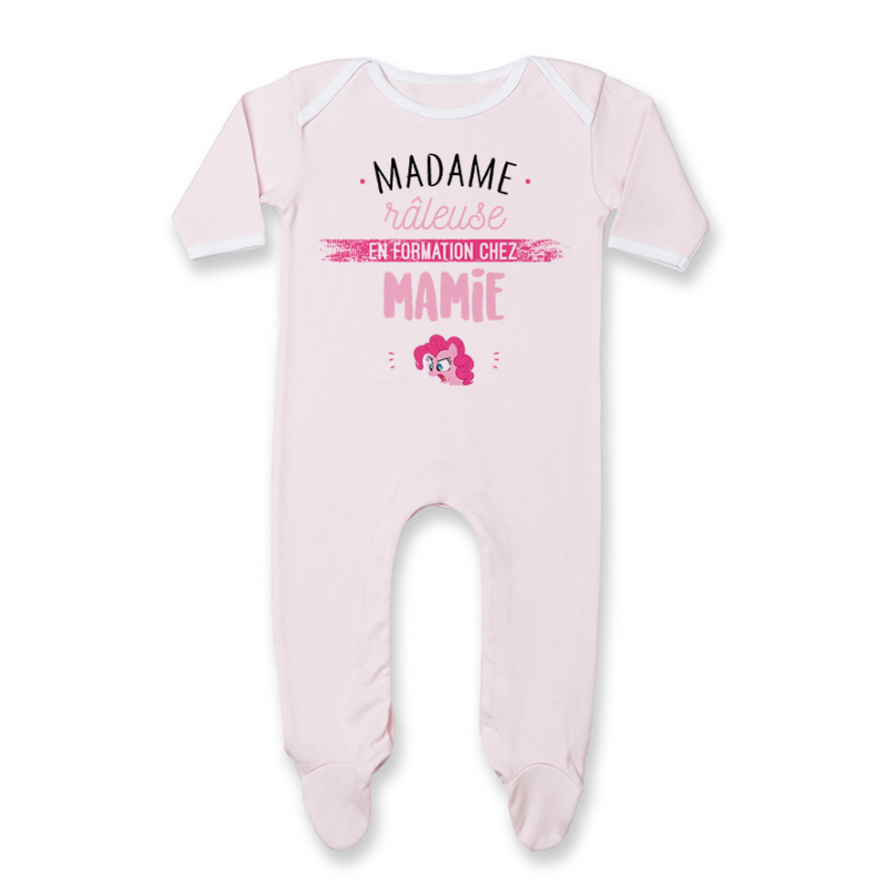 Pyjama bébé Madame râleuse - Mamie