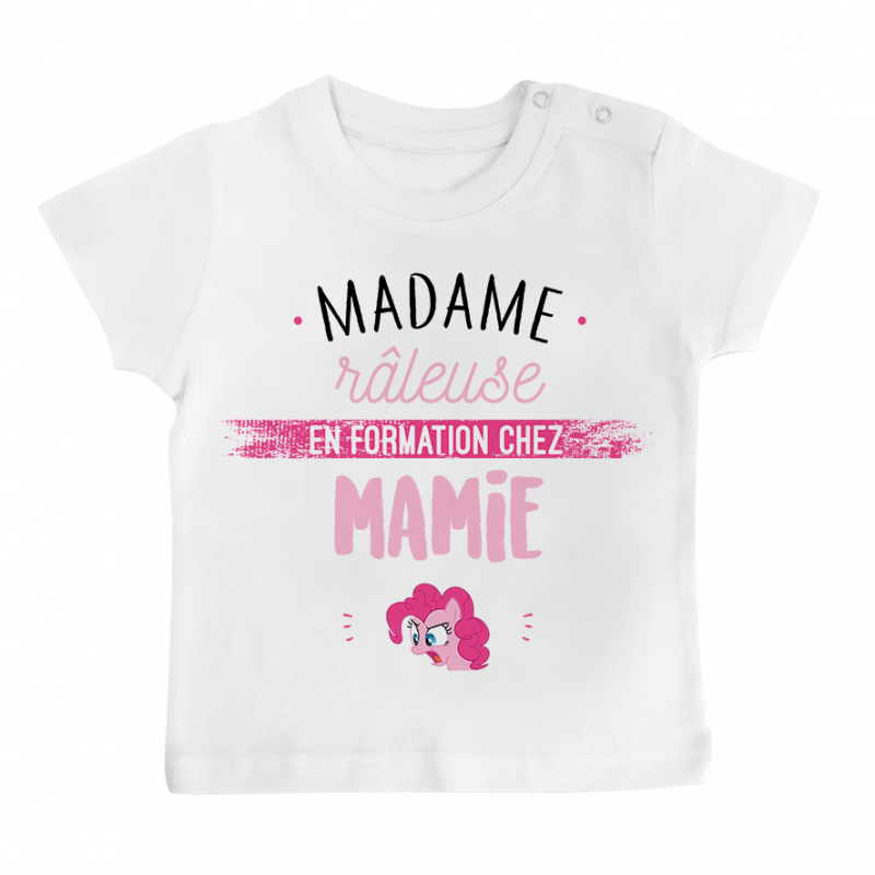 T-shirt bébé Madame râleuse - Mamie