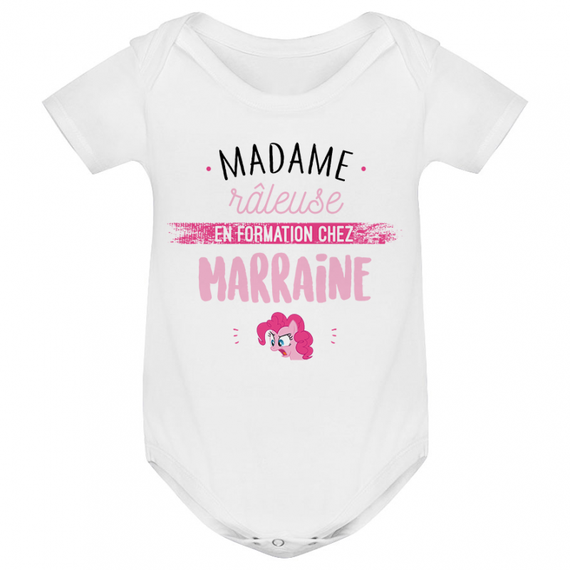 Body bébé Madame râleuse - Marraine Body bébé Madame râleuse - Marraine