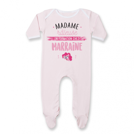 Pyjama bébé Madame râleuse - Marraine