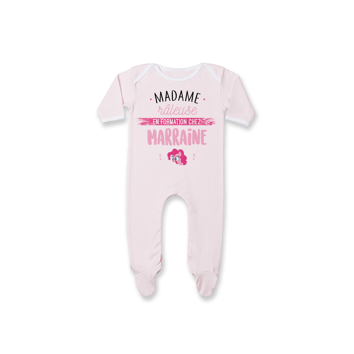 Pyjama bébé Madame râleuse - Marraine