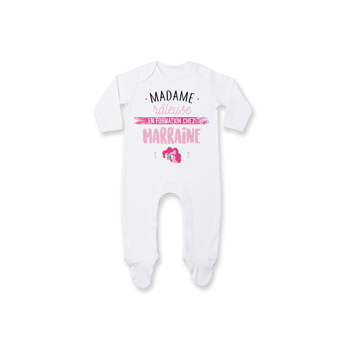 Pyjama bébé Madame râleuse - Marraine