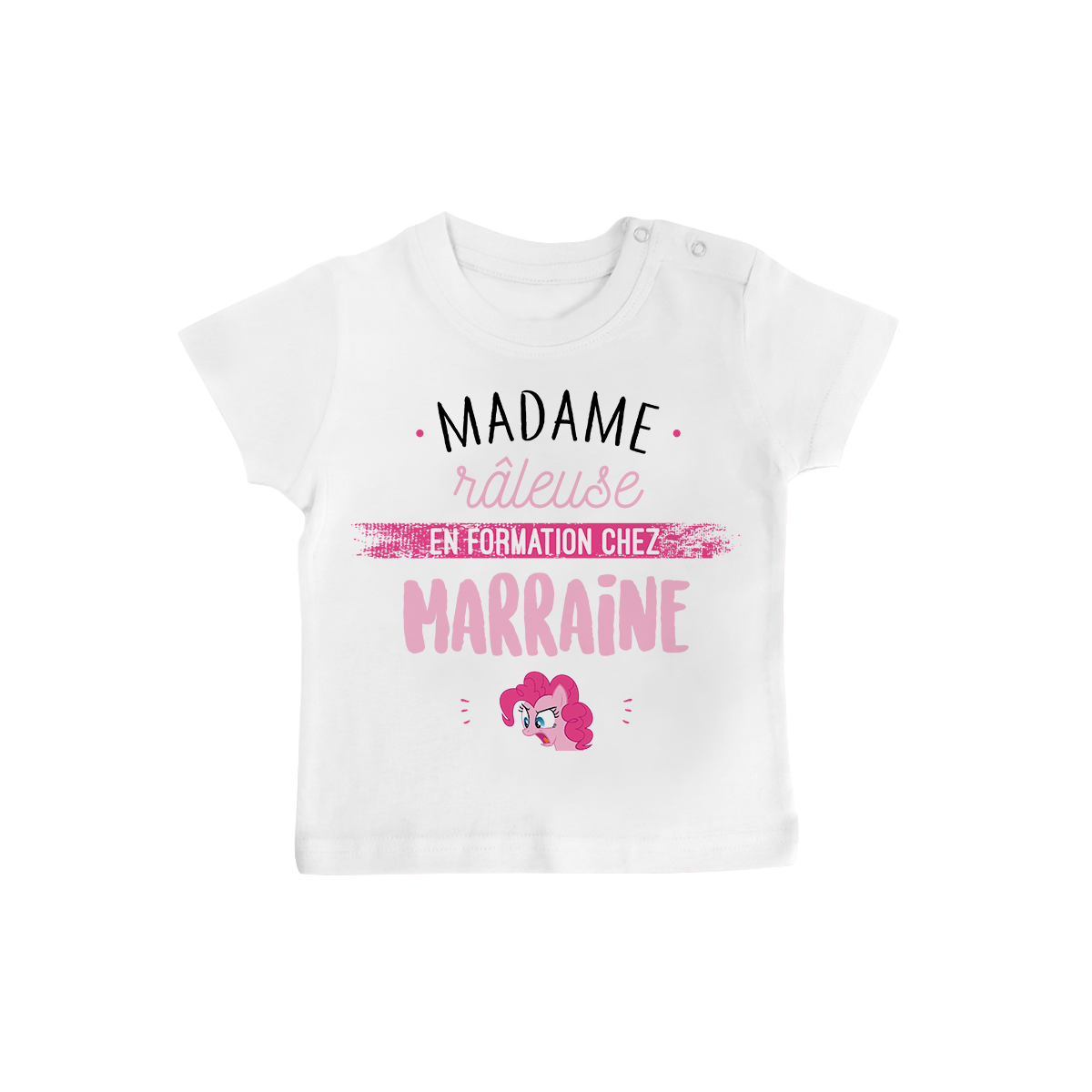 T-shirt bébé Madame râleuse - Marraine