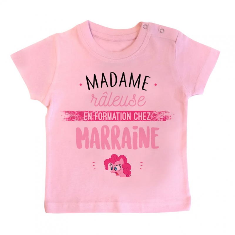 T-shirt bébé Madame râleuse - Marraine
