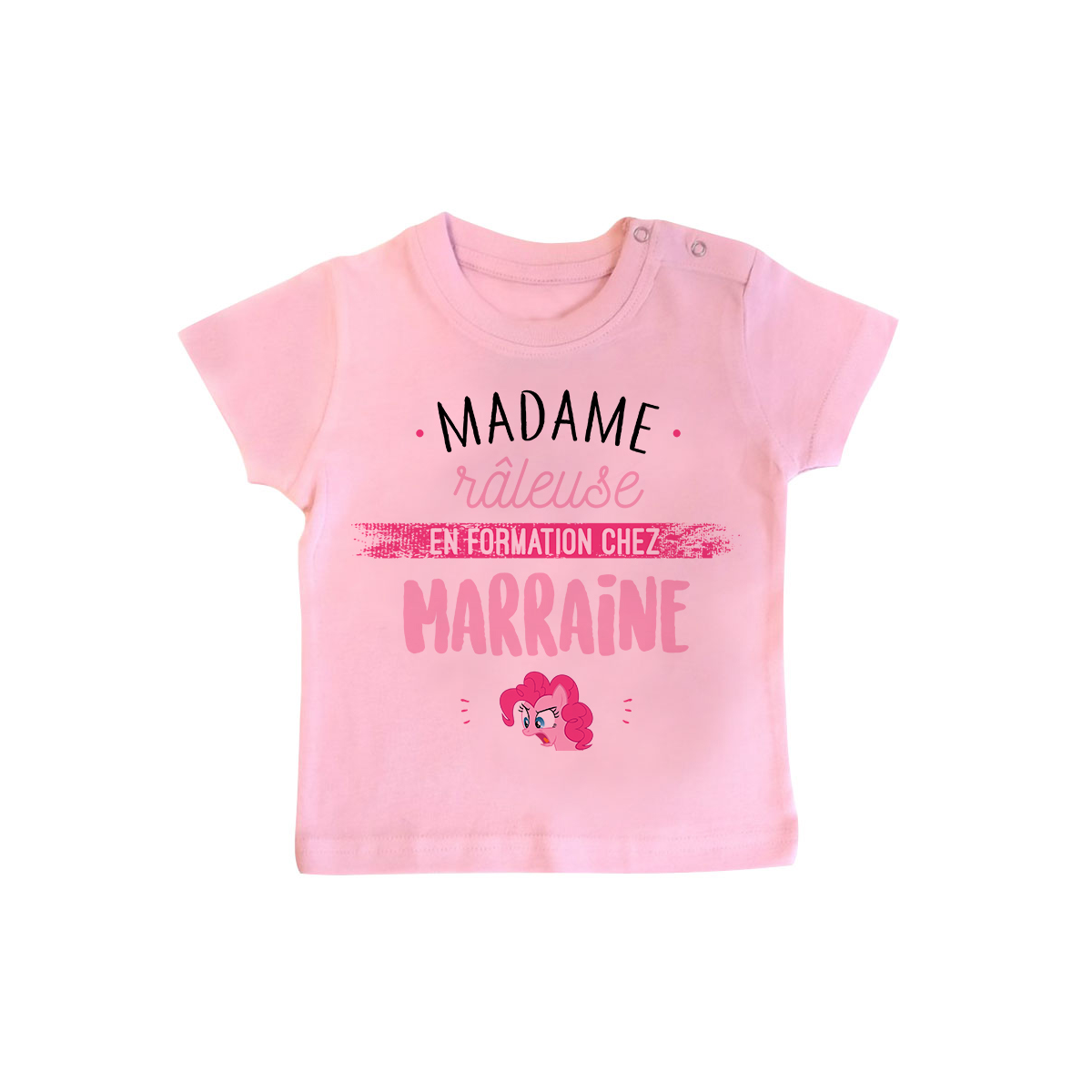 T-shirt bébé Madame râleuse - Marraine
