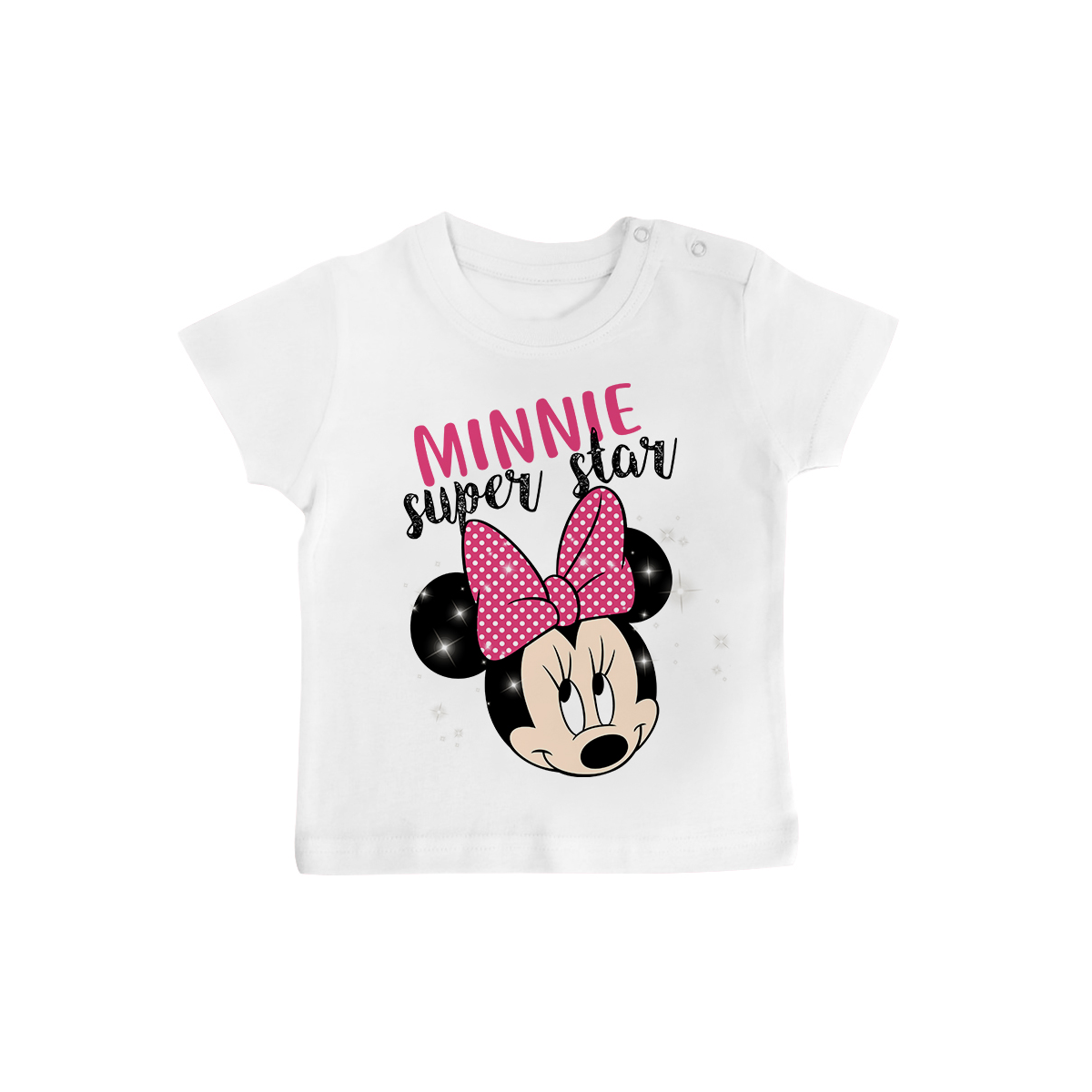 T-shirt bébé Minnie Super Star