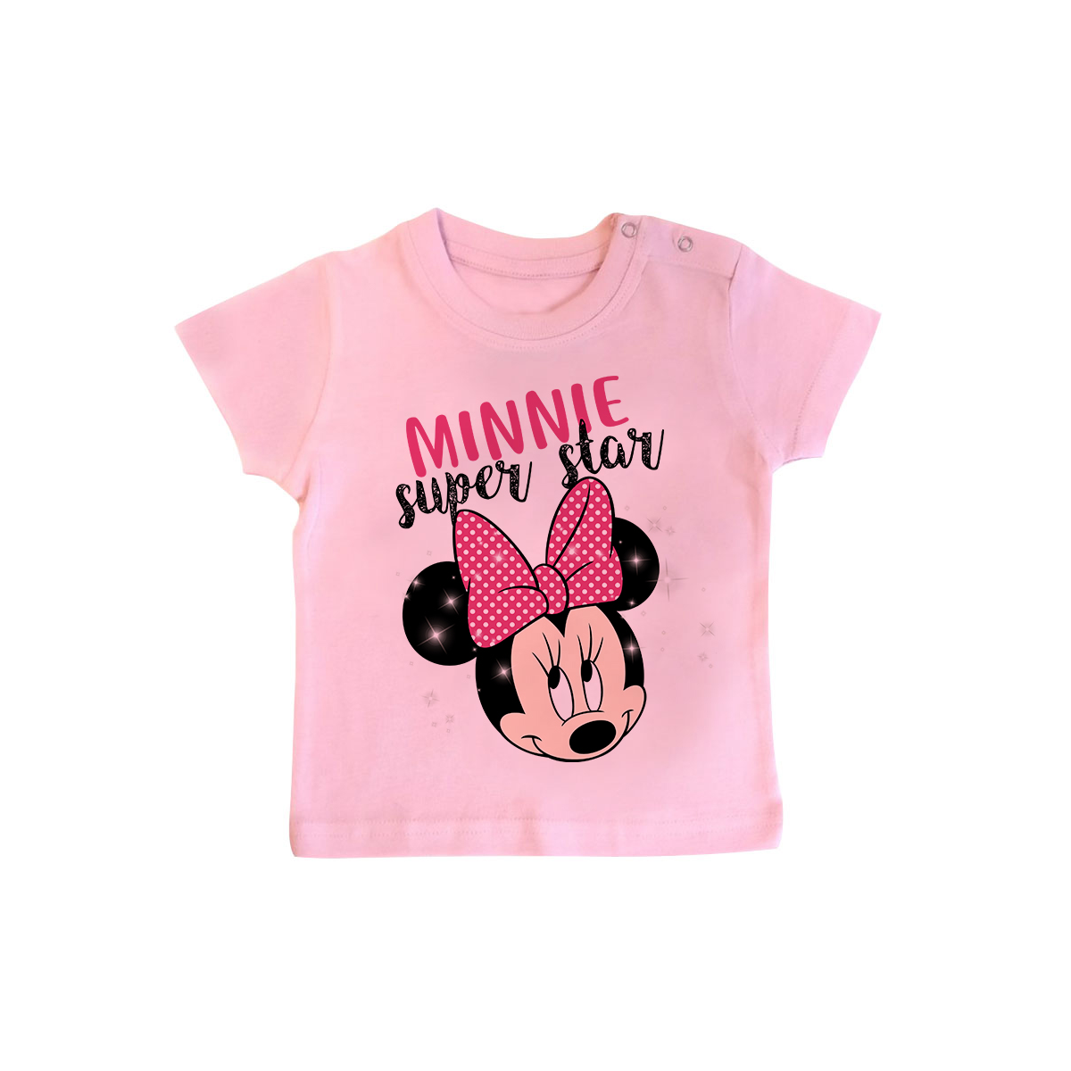 T-shirt bébé Minnie Super Star