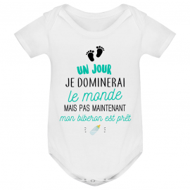 Body bébé Mon biberon est prêt