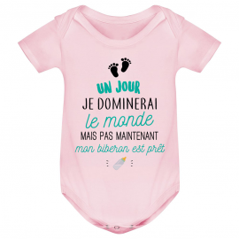 Body bébé Mon biberon est prêt