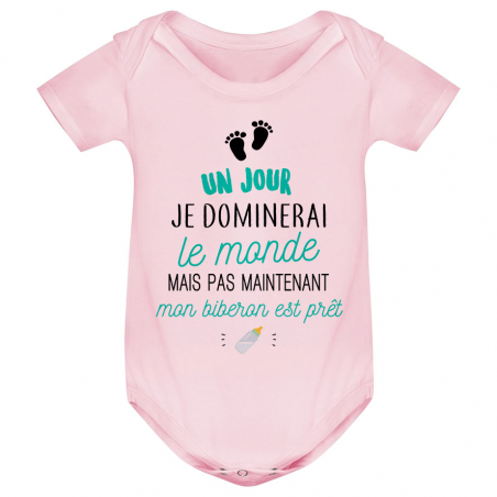 Body bébé Mon biberon est prêt