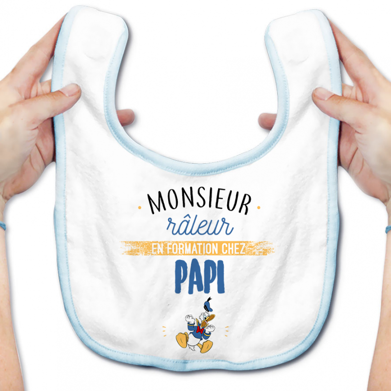 Bavoir bébé Monsieur râleur - Papy