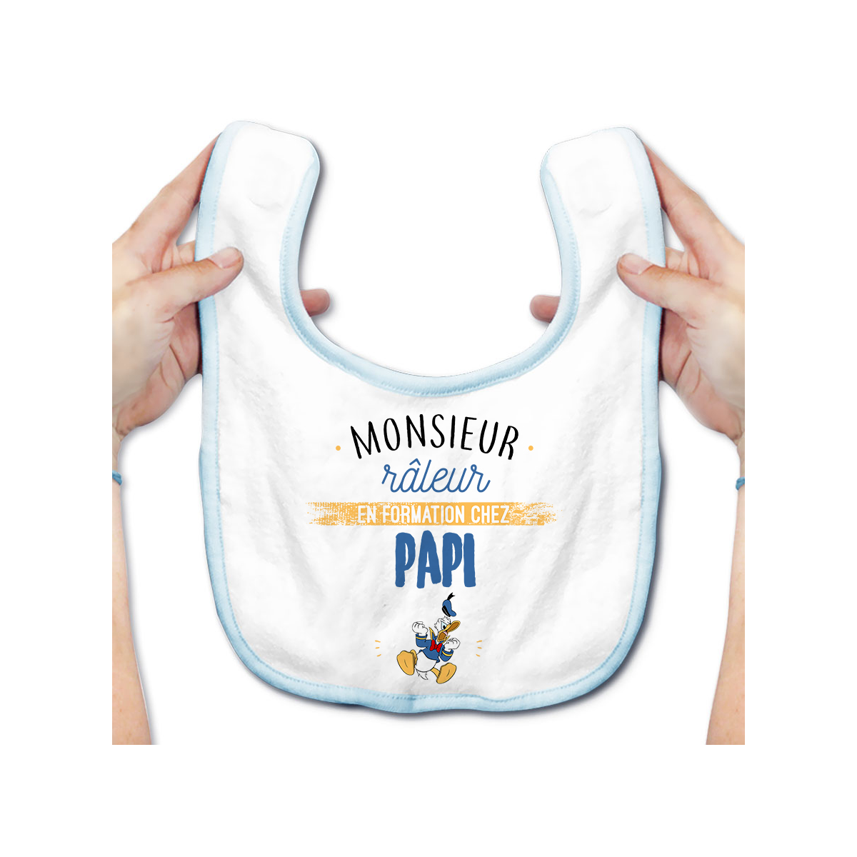 Bavoir bébé Monsieur râleur - Papy