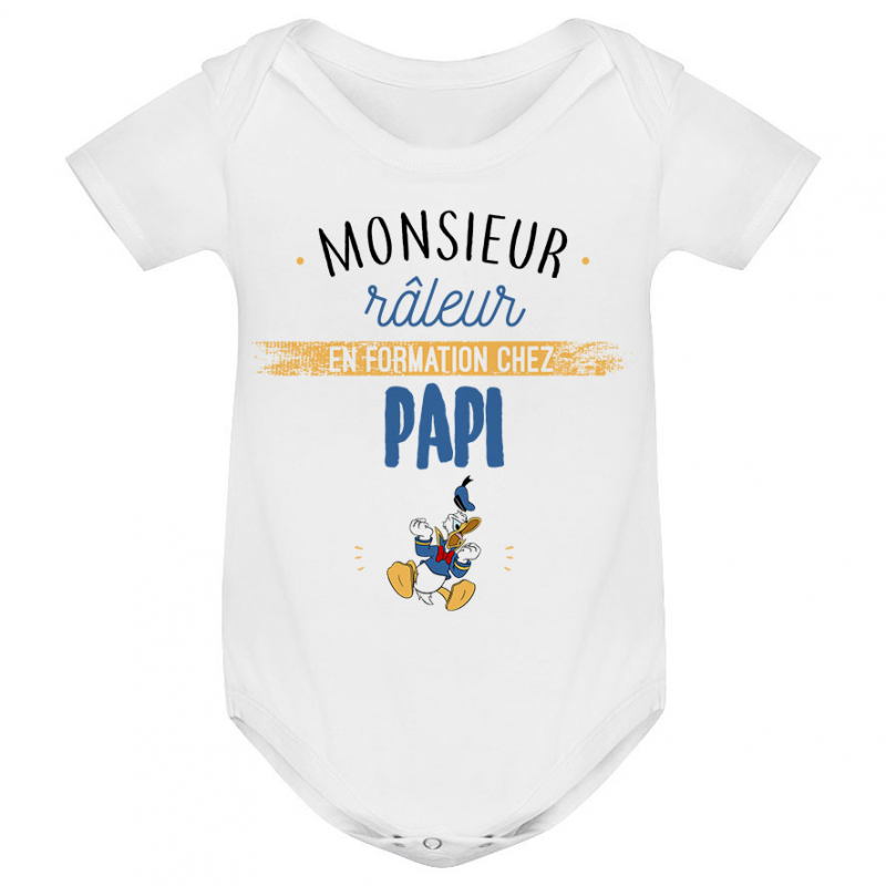 Body bébé Monsieur râleur - Papy Body bébé Monsieur râleur - Papy