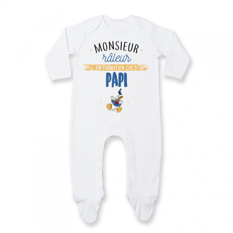 Pyjama bébé Monsieur râleur - Papy